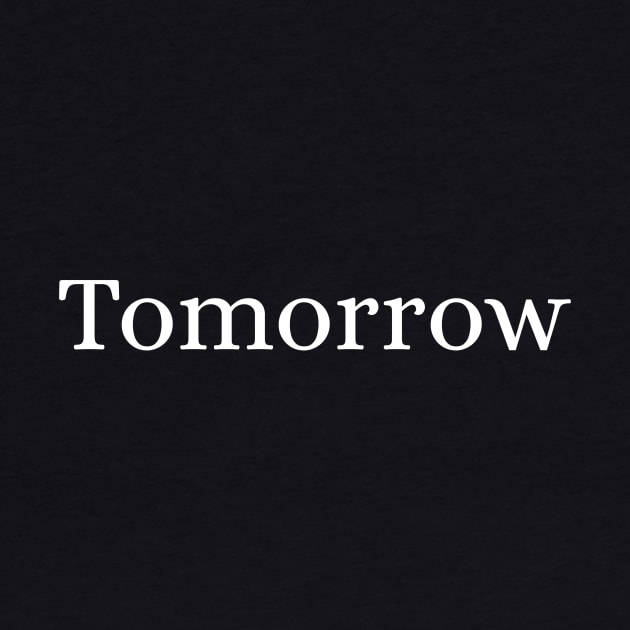 Tomorrow by Des